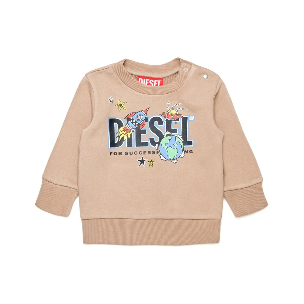 Diesel Kids Tan Graphic Sweatshirt